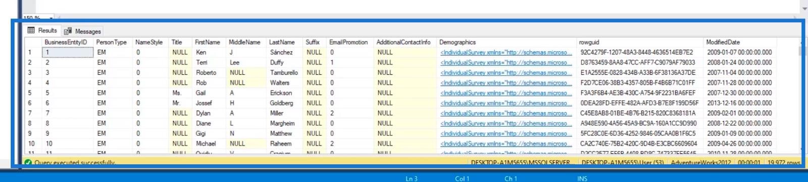 Filtrer dans SQL en utilisant IN, NOT IN, LIKE et NOT LIKE