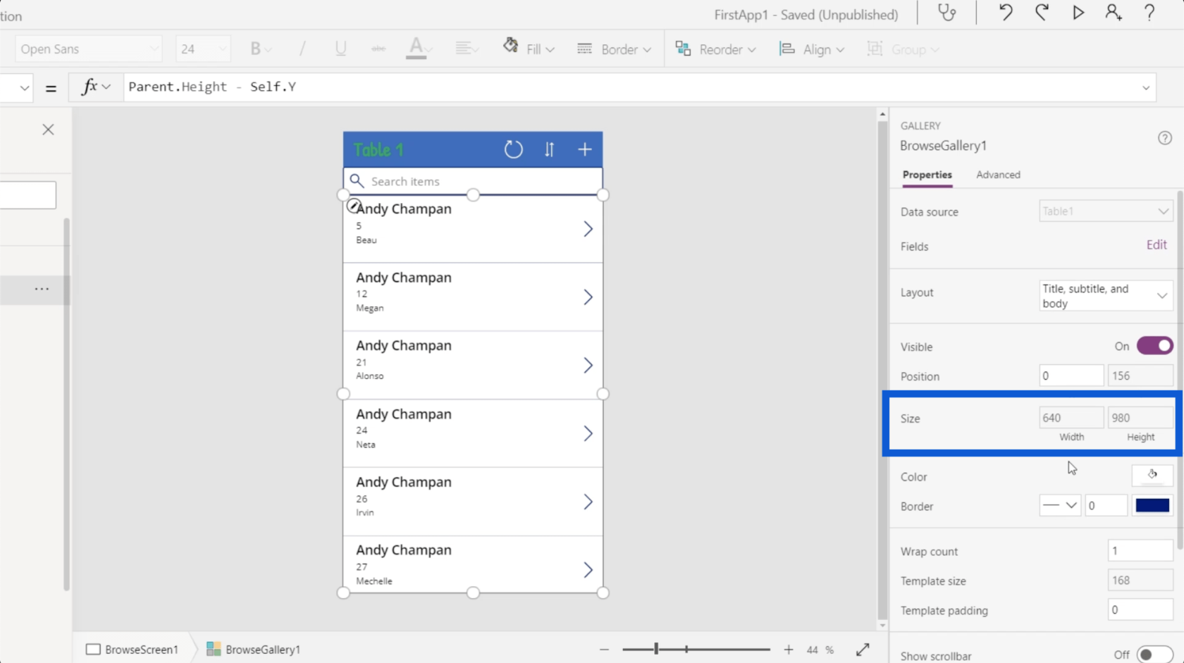 Environnements Power Apps : configurer correctement les éléments de l'application