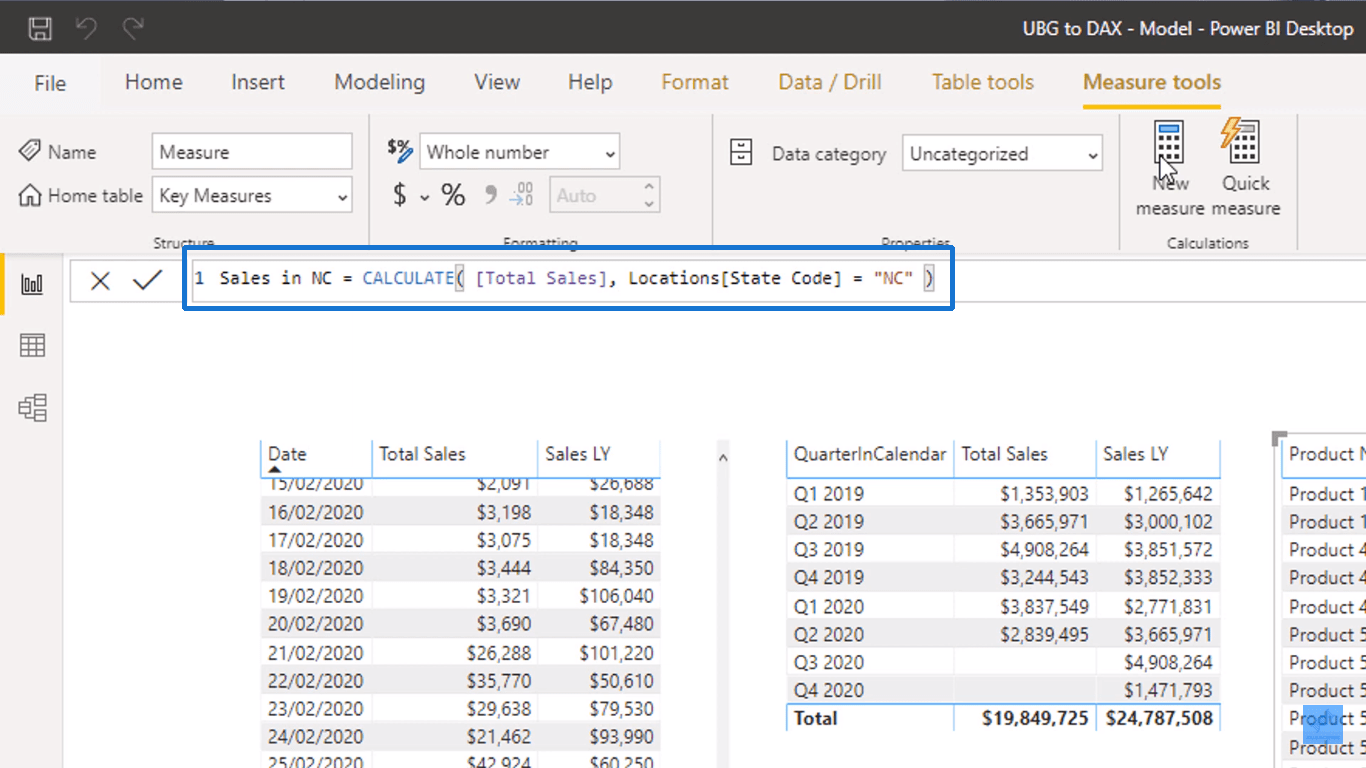 LuckyTemplates CALCULATE : clé des formules DAX avancées