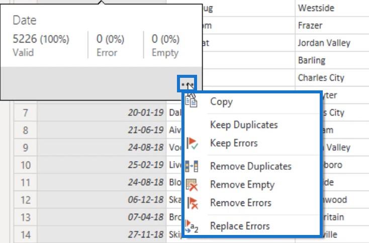 Fonctionnalités de Power Query : présentation