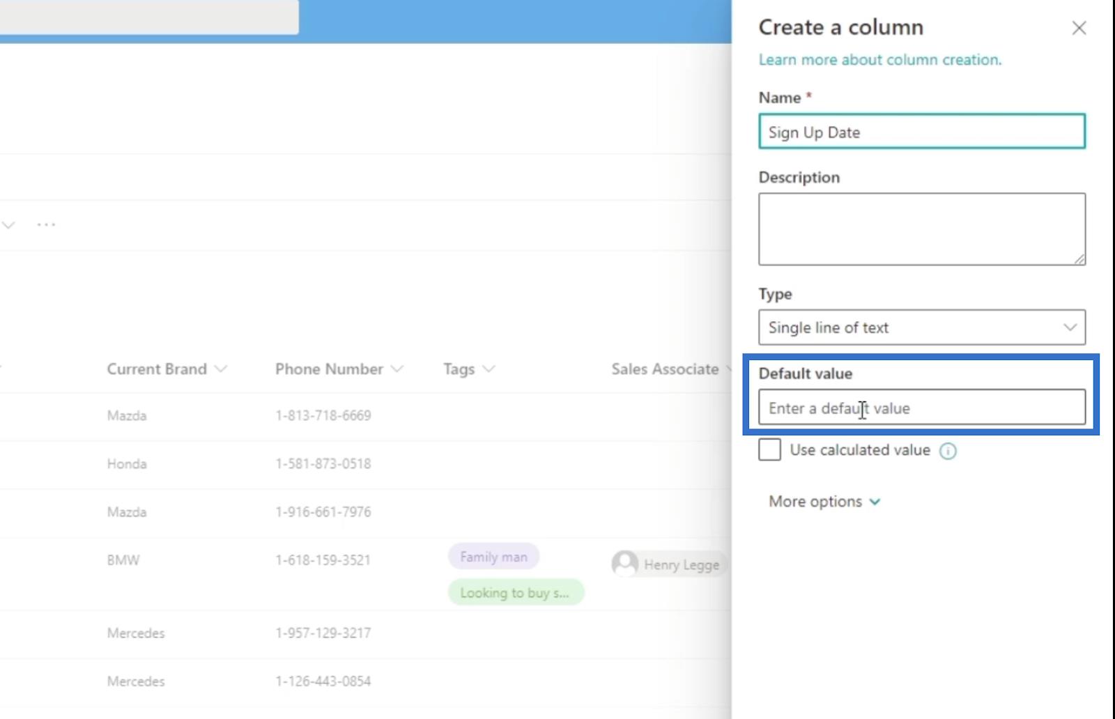 Colonnes calculées dans SharePoint |  Un aperçu