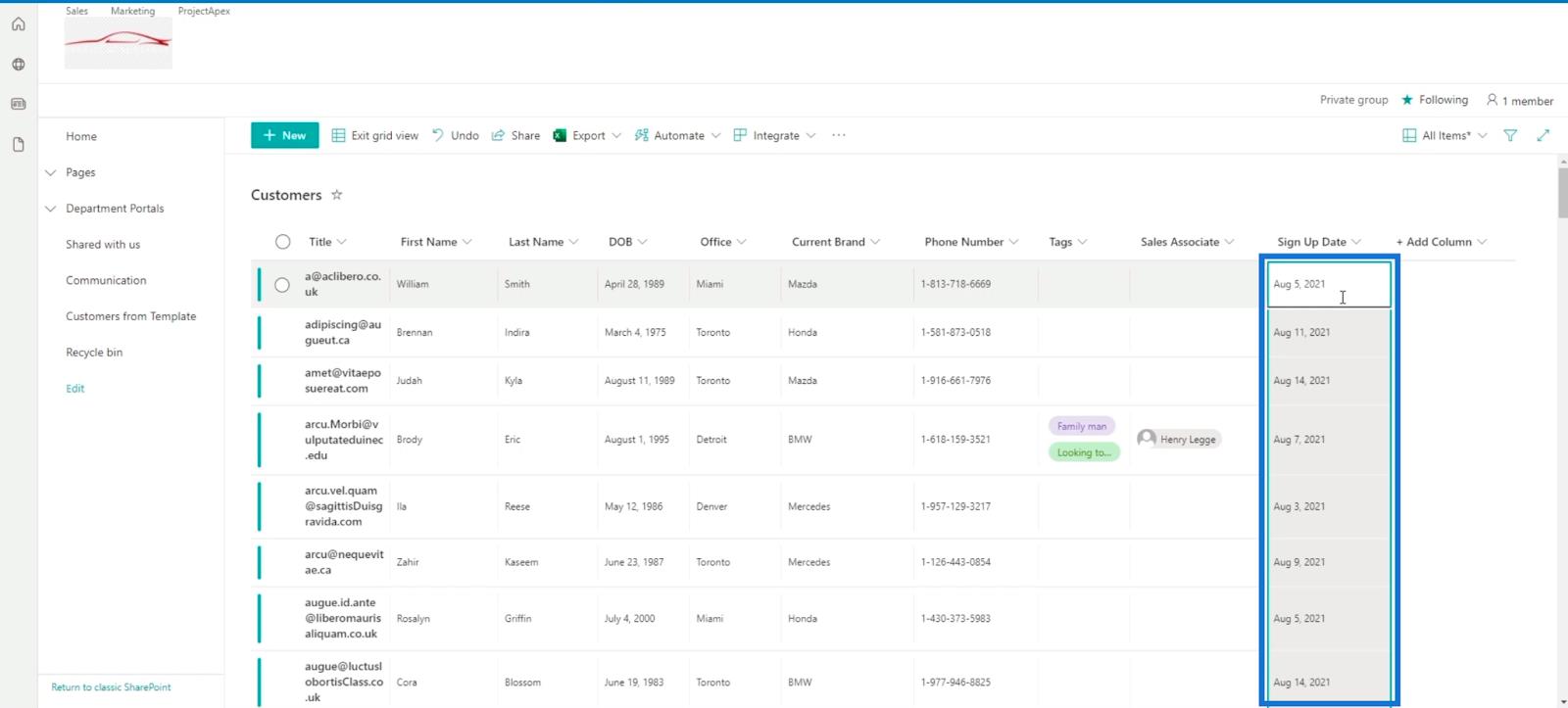 Colonnes calculées dans SharePoint |  Un aperçu