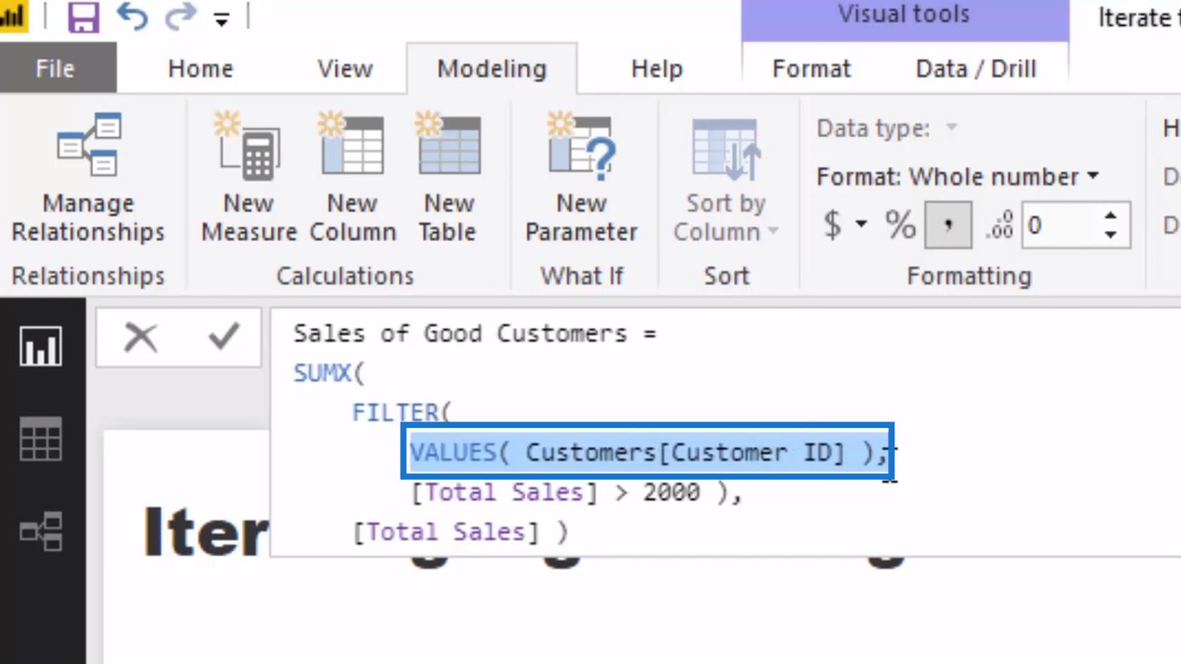 Tables virtuelles à l'intérieur des fonctions d'itération dans LuckyTemplates - Concepts DAX