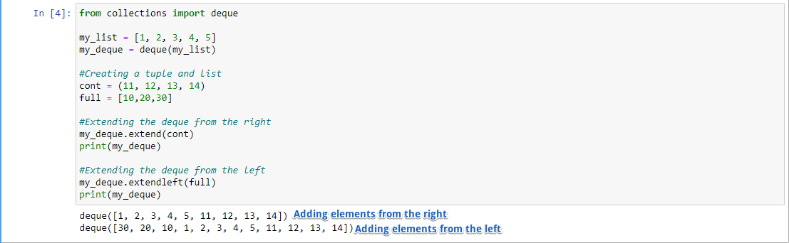 Deque en Python – Tutorial con ejemplos
