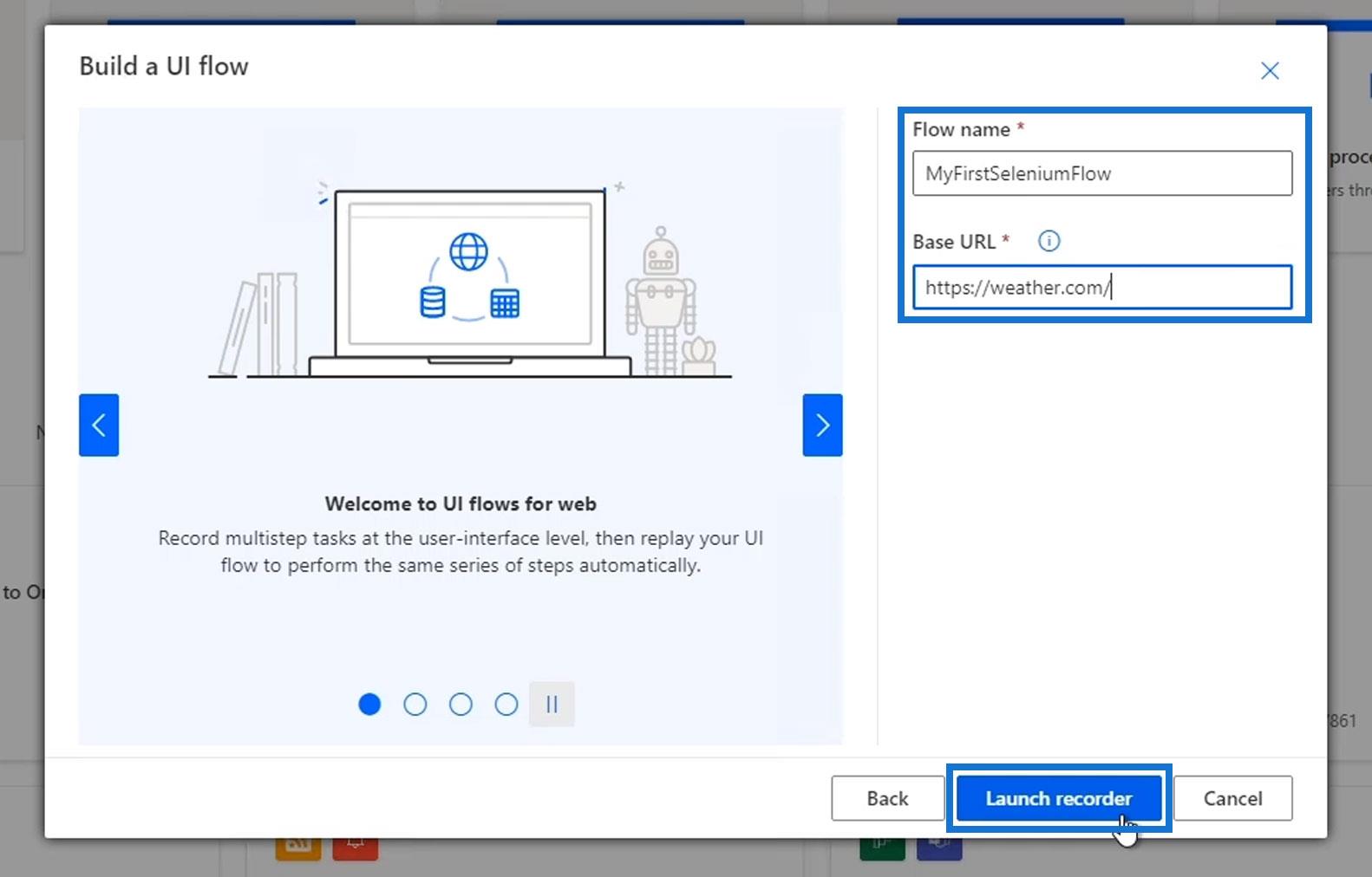 Selenium IDE In Power Automate UI 流程