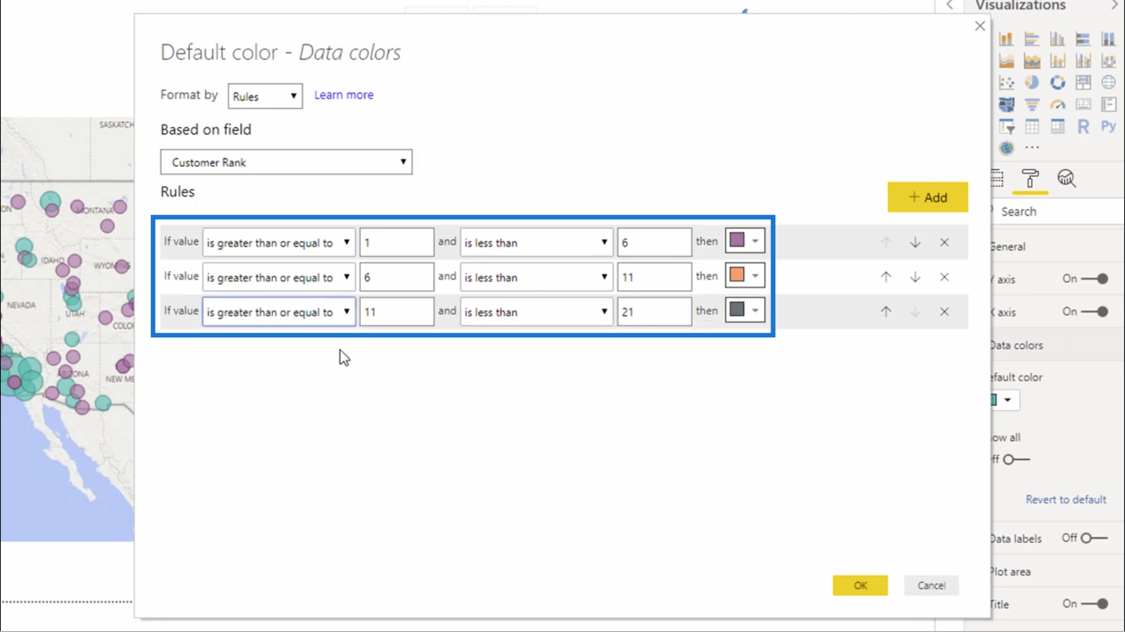 Mise en forme conditionnelle LuckyTemplates pour les visuels de graphique - Qu'est-ce qui est possible ?