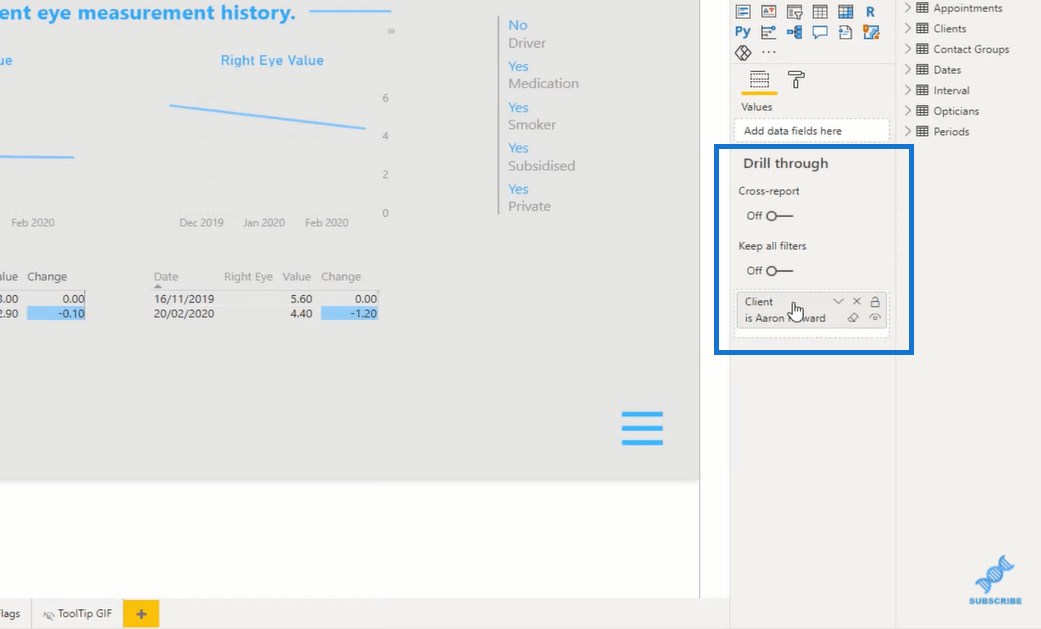 Drillthrough dans LuckyTemplates : fonctionnalité et utilisation