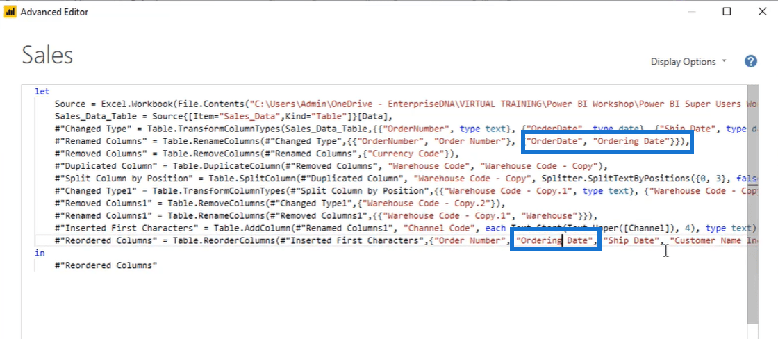 Beginnersgids voor de M-code in LuckyTemplates