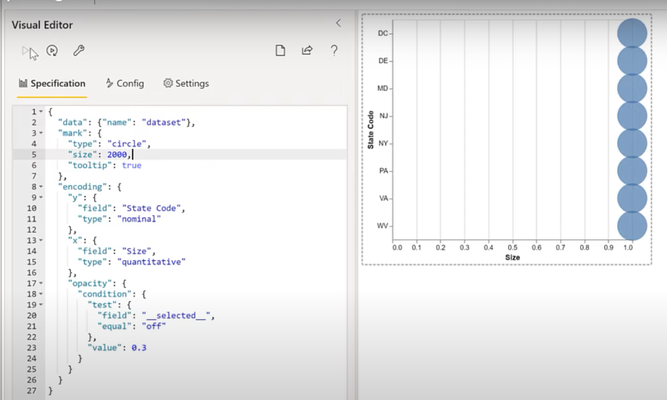 Tutoriel Vega-Lite : Explorer le visuel personnalisé Deneb dans LuckyTemplates