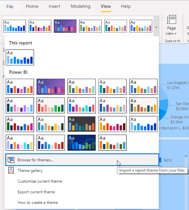 Thèmes de couleurs LuckyTemplates pour des visualisations uniformes