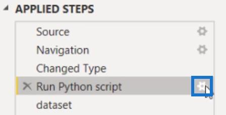 Script Python dans les rapports de données LuckyTemplates