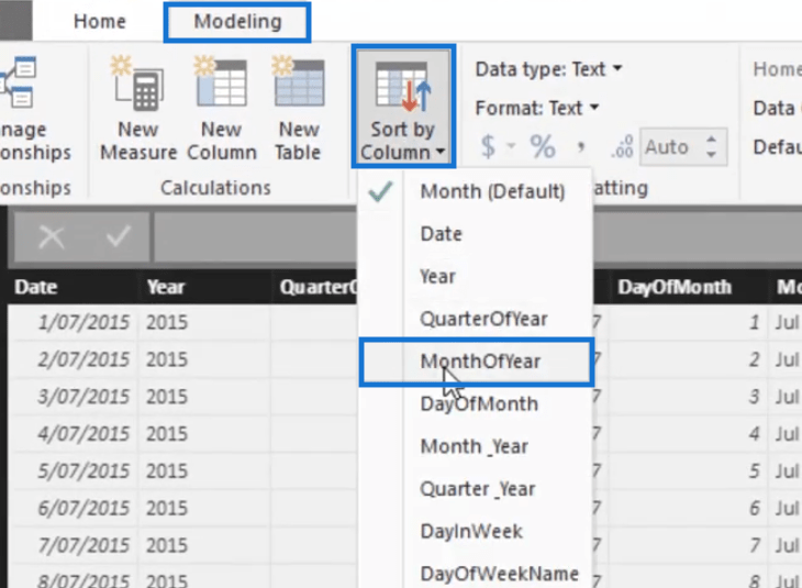 Tri des dates par exercice financier dans LuckyTemplates