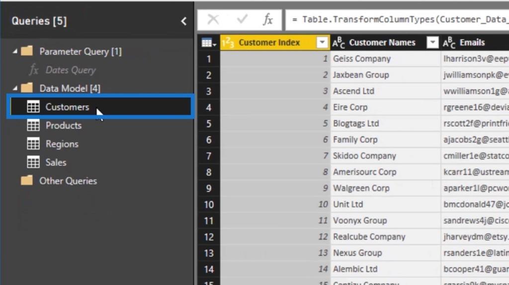 Editor de consultas de LuckyTemplates: transformaciones de filas y columnas