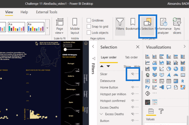 Graphiques en nuage de points dans LuckyTemplates - Mise en évidence des points clés