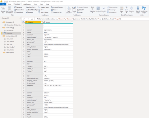 Création dune fonction de nettoyage de texte personnalisée dans Power Query