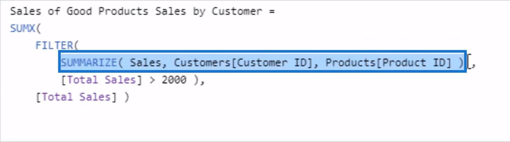 Tables virtuelles à l'intérieur des fonctions d'itération dans LuckyTemplates - Concepts DAX