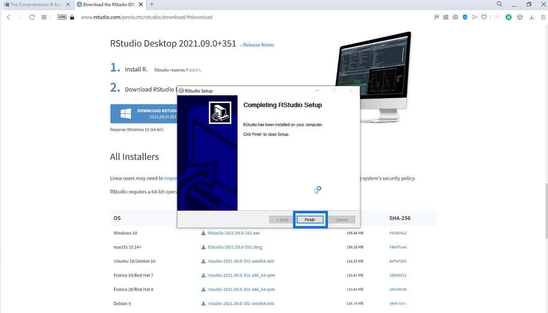 Guide de téléchargement et d'installation de R et RStudio