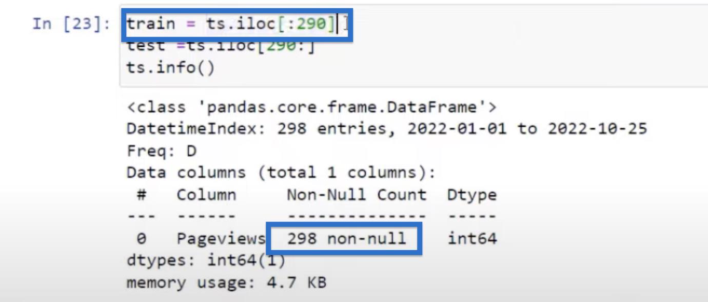 Modèle de prévision LuckyTemplates à l'aide de Python