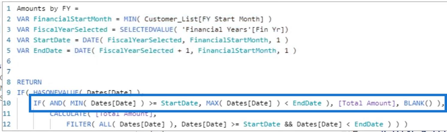 Filtrage dynamique de l'exercice financier dans les rapports LuckyTemplates