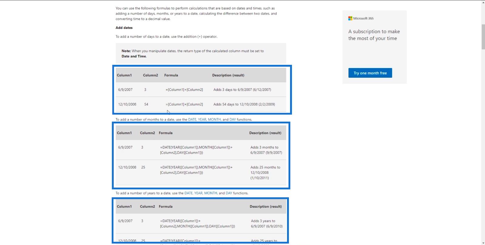 Colonnes calculées dans SharePoint |  Un aperçu