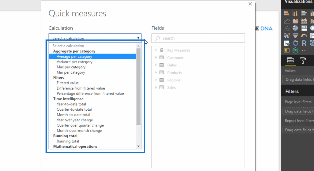 Mesures rapides - Comment les utiliser dans les modèles LuckyTemplates