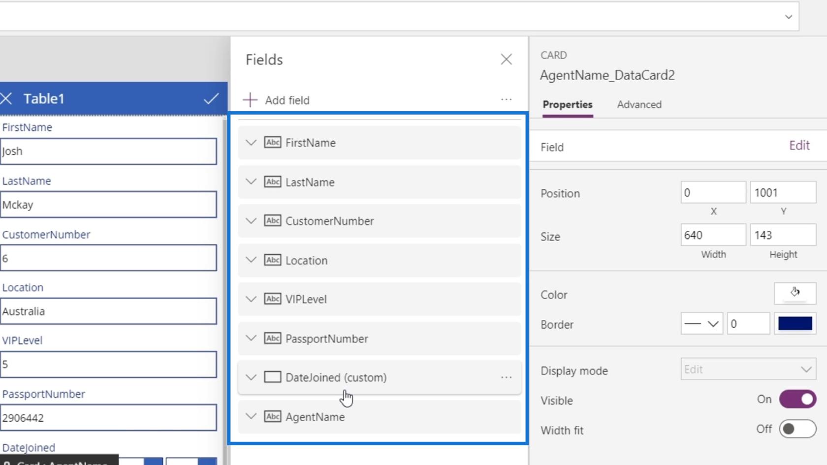 PowerApps 屏幕：編輯和更新