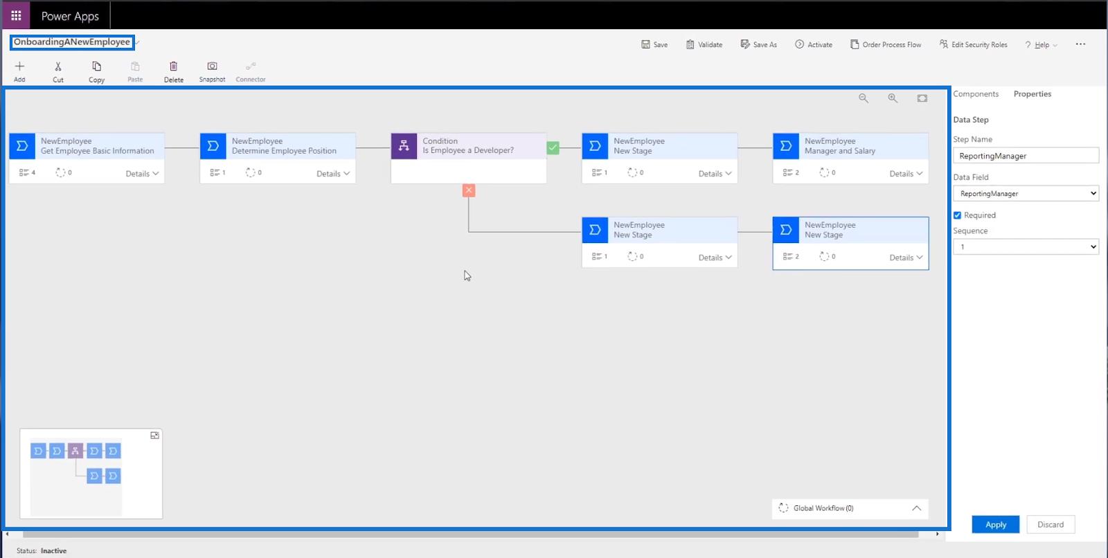 Fluxos de processos de negócios no Microsoft Power Automate