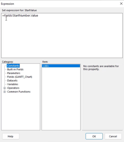 Creați o diagramă Gantt în LuckyTemplates Report Builder