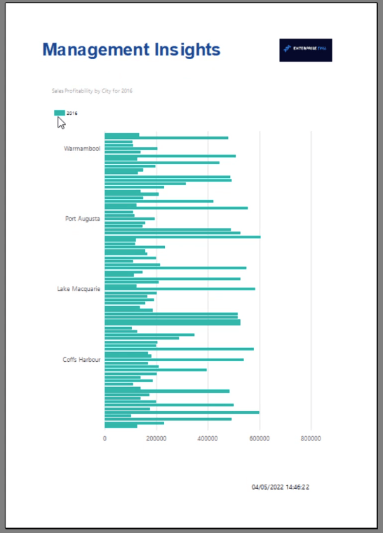 Comment trier et filtrer le graphique dans le générateur de rapports