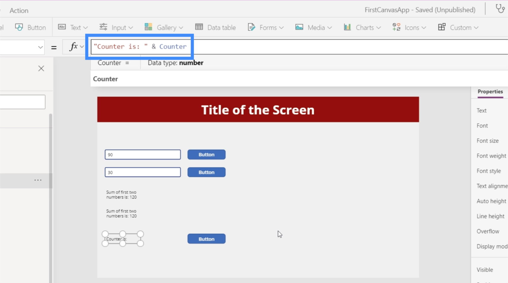 Variabile PowerApps: Identificarea variabilelor contextuale și globale