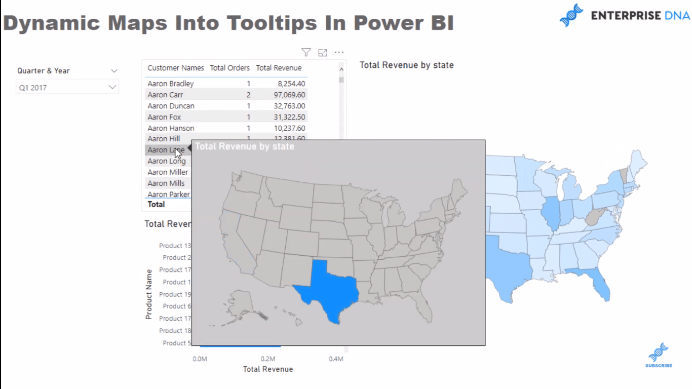 Visualizações de dados LuckyTemplates – Mapas dinâmicos em dicas de ferramentas