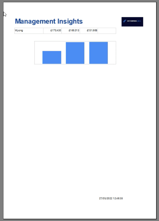 So formatieren Sie ein SSRS Report Builder-Datenbalkendiagramm