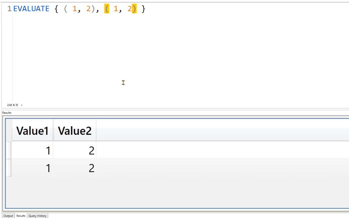 Le mot-clé DAX Studio EVALUATE : exemples de base