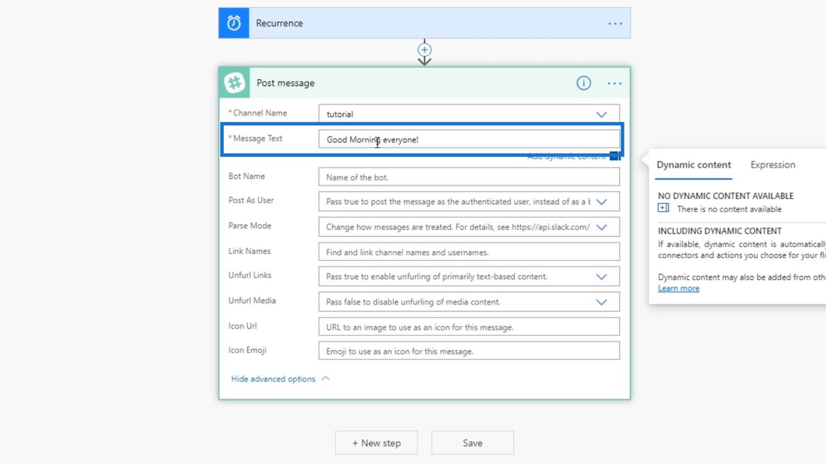 Workflows planifiés dans Microsoft Power Automate