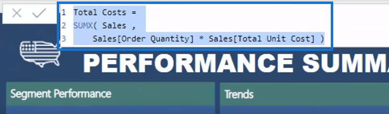 Utilisation des fonctions d'itération SUMX et AVERAGEX dans LuckyTemplates