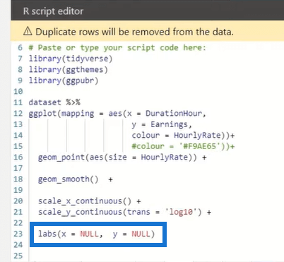 Nuage de points dans le script R : comment créer et importer