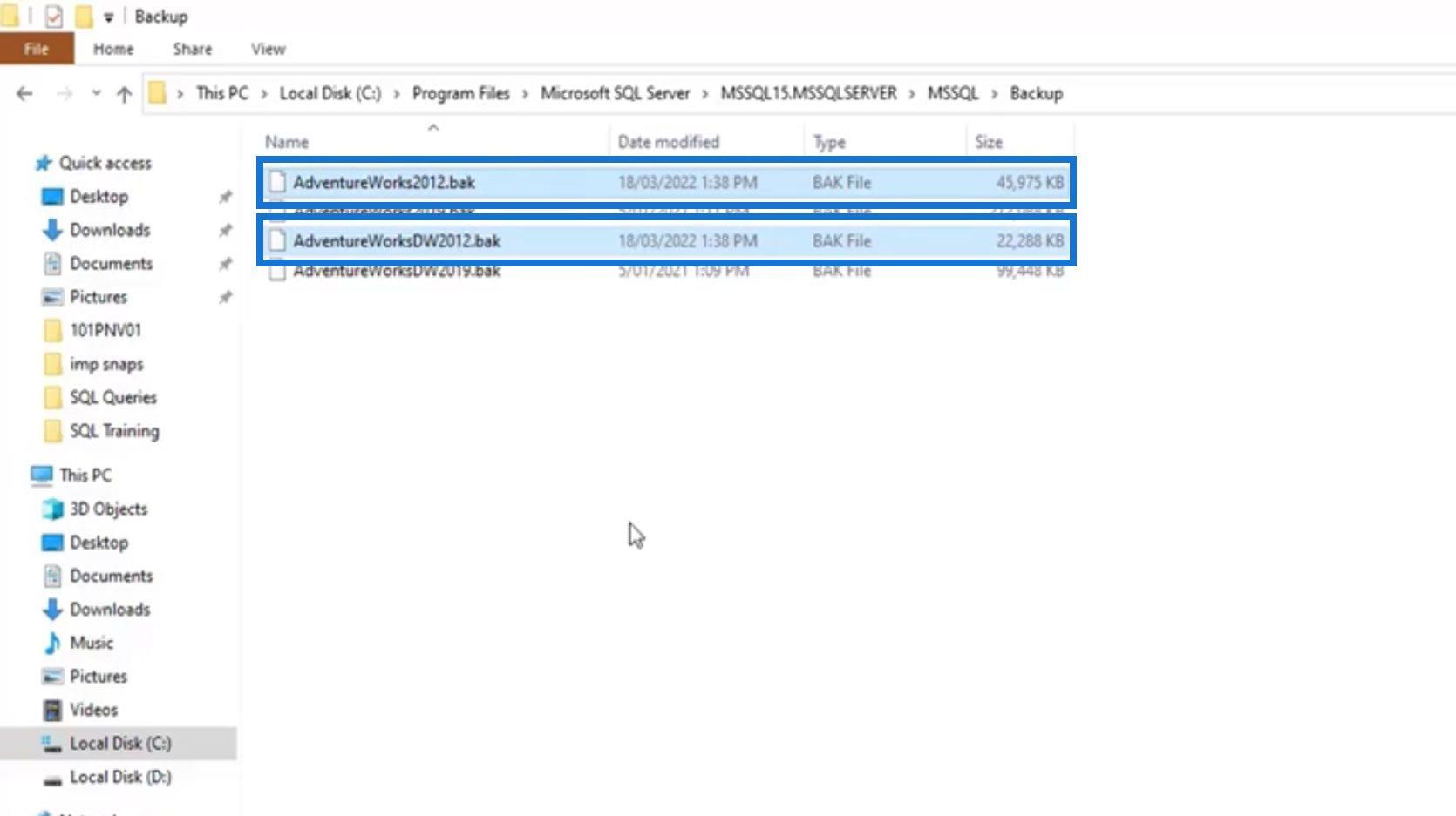 Téléchargement et installation de SQL Server