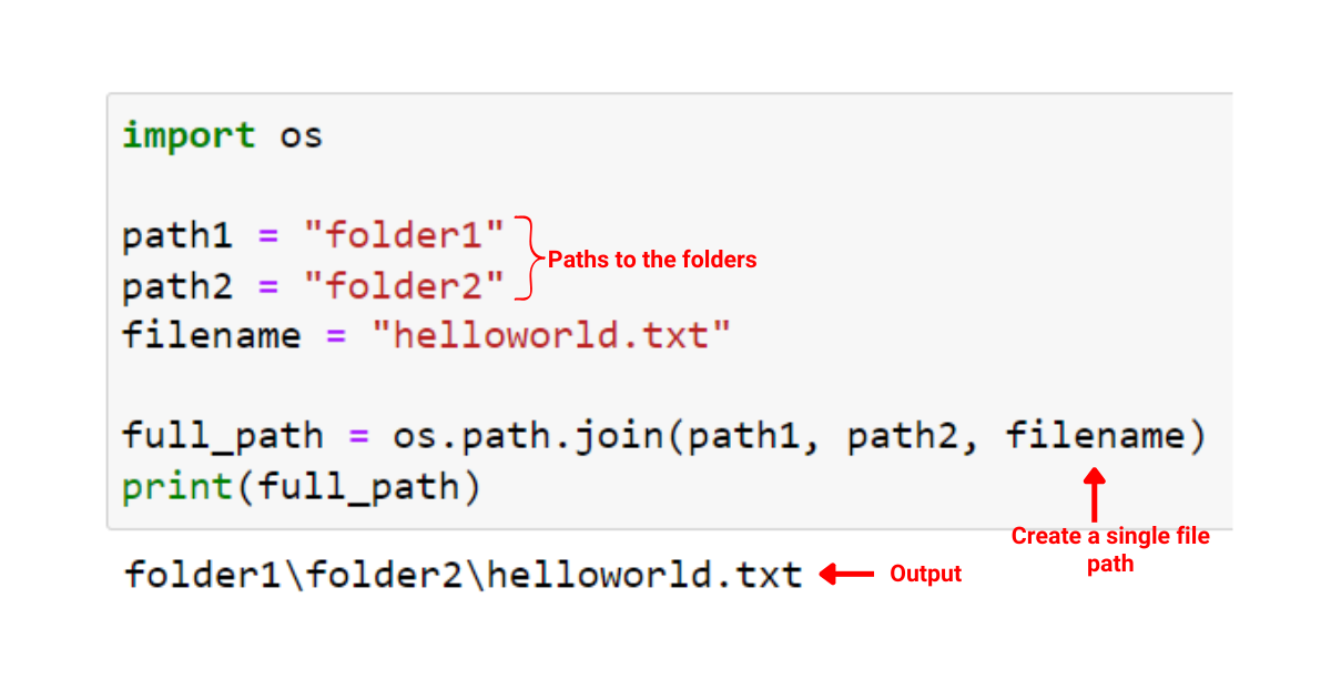 Os.Path.เข้าร่วมใน Python: คู่มือปฏิบัติพร้อมตัวอย่าง