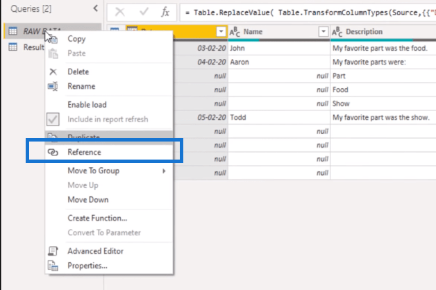 Comment fusionner dynamiquement des colonnes dans une table Power Query