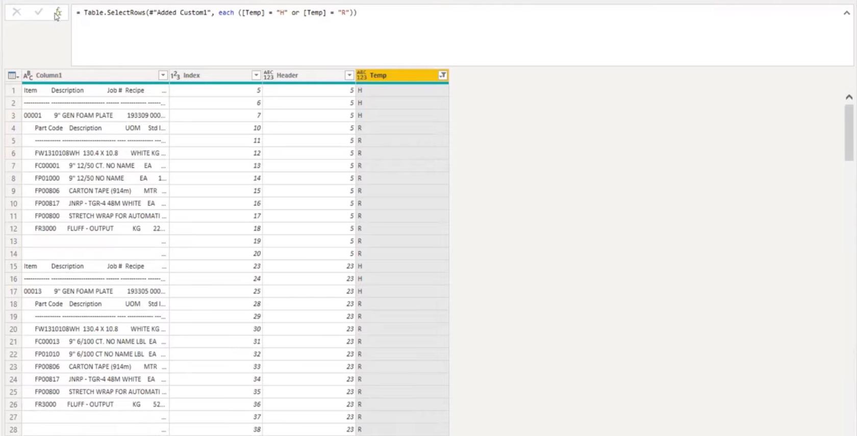 Tutoriel Microsoft Power Query sur la résolution des problèmes de largeur de colonne fixe mixte