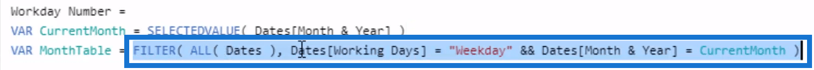 Présentation du nombre de jours ouvrables dans LuckyTemplates à l'aide de DAX