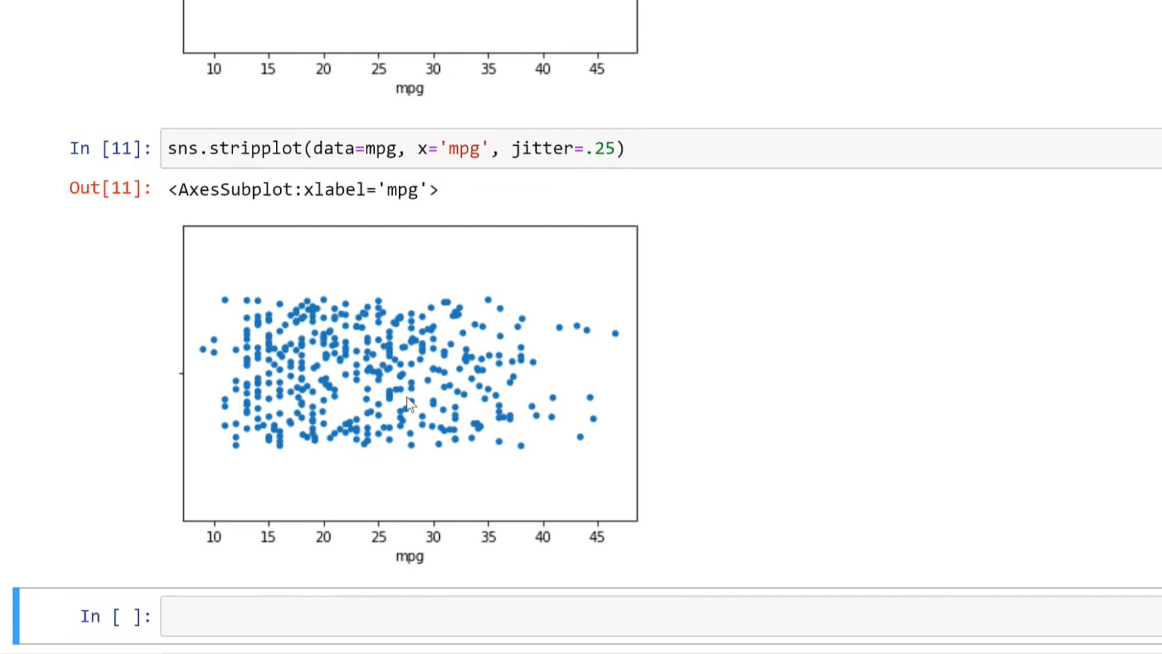 Fonction Seaborn en Python pour visualiser la distribution d'une variable