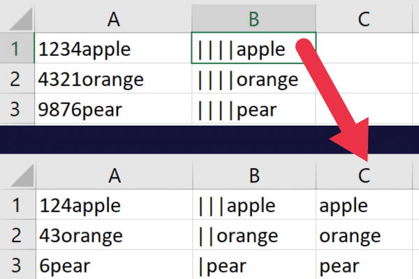 Cum să eliminați numerele din Excel din stânga: este ușor!