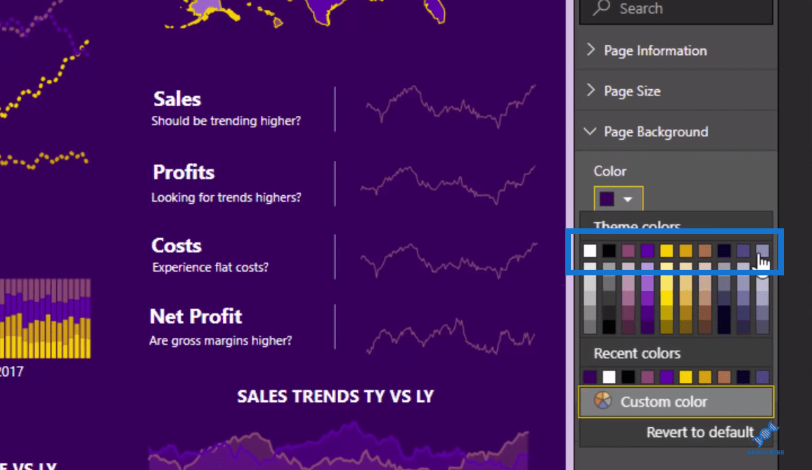 Comment créer une palette de couleurs LuckyTemplates convaincante