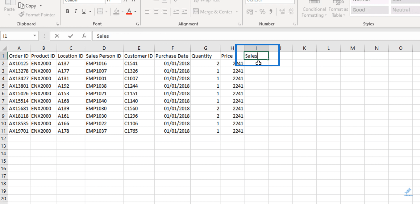 LuckyTemplates 和 Excel：DAX 公式的差異