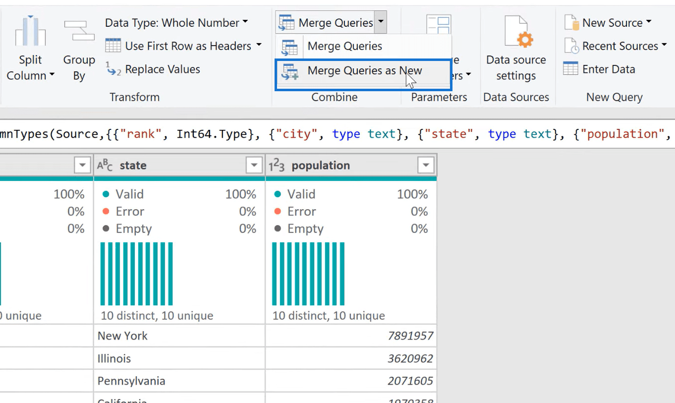 دمج الاستعلامات باستخدام Anti Join In Excel مع Power Query