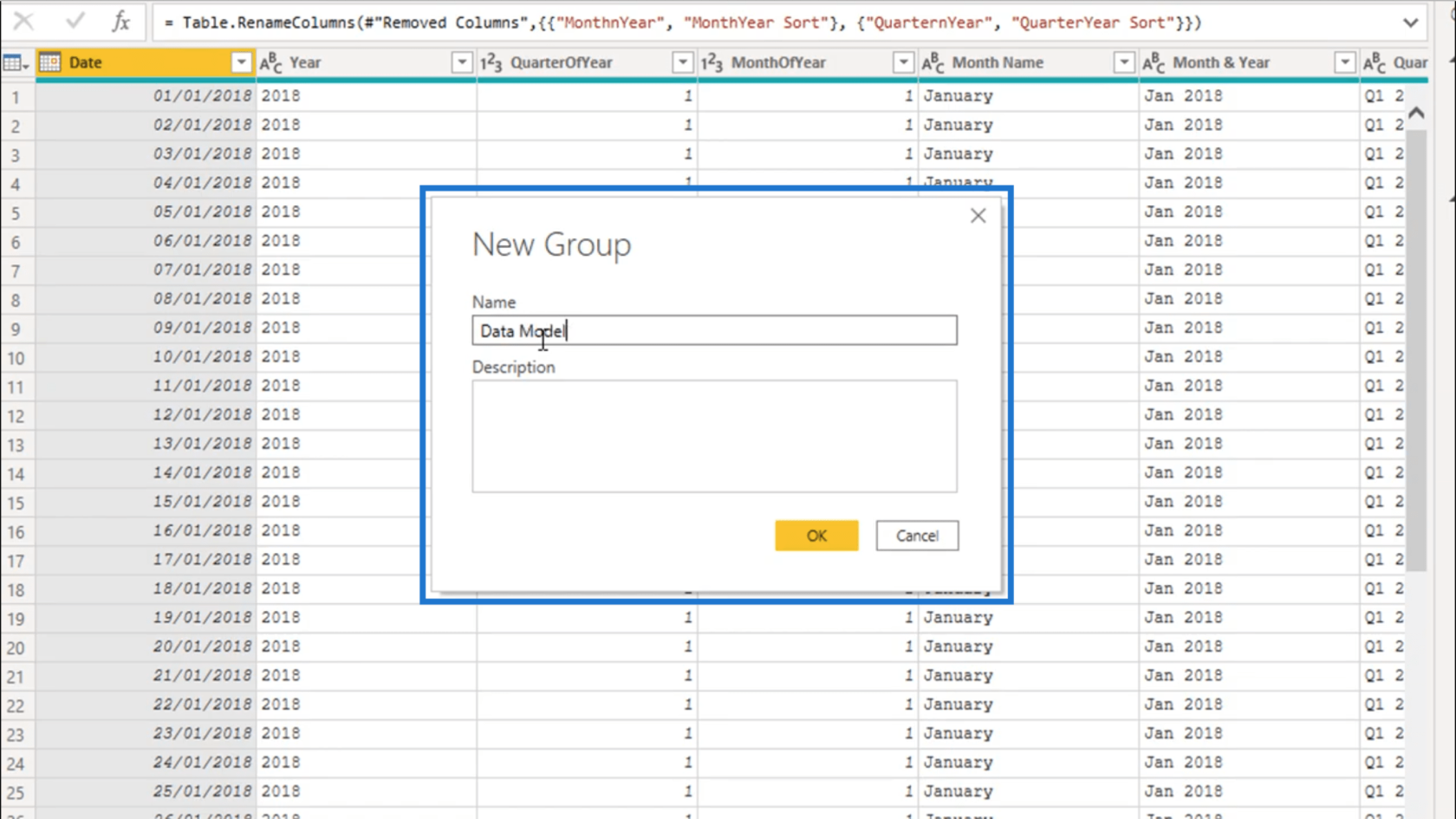 Organisation de vos requêtes : didacticiel de l'éditeur de requêtes LuckyTemplates