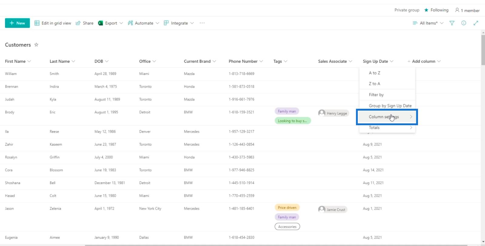 Colonnes calculées dans SharePoint |  Un aperçu