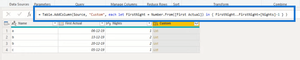 Power Query LuckyTemplates |  Créer de nouveaux enregistrements basés sur des champs de date