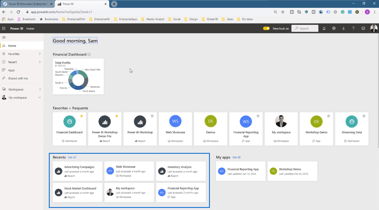 Rapporten publiceren met LuckyTemplates Service